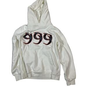 Juice Wrld Vlone 999 Hoodie Mens Small White Fighting Demons Authentic